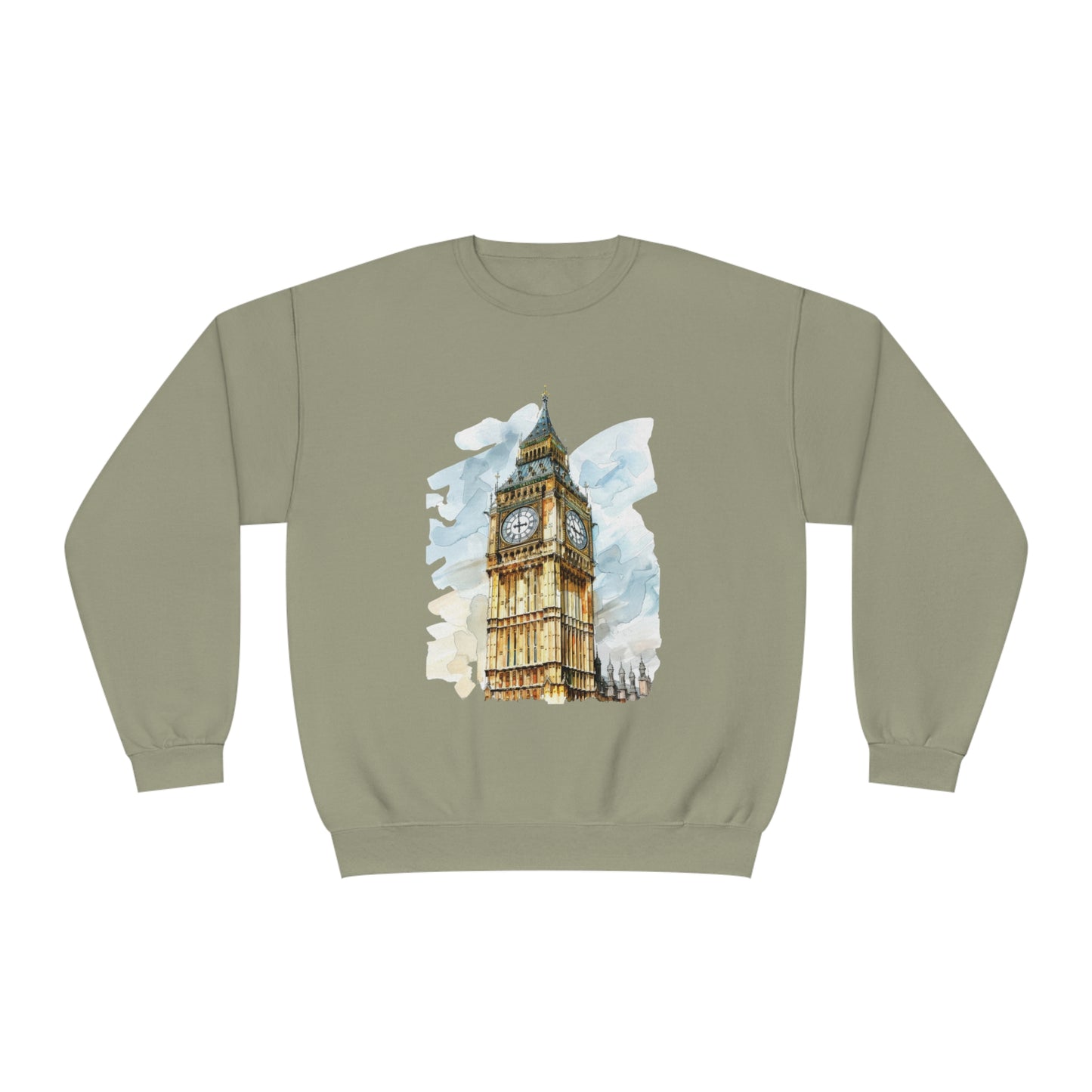 Unisex NuBlend® Crewneck Sweatshirt - Iconic Big Ben Clock Tower