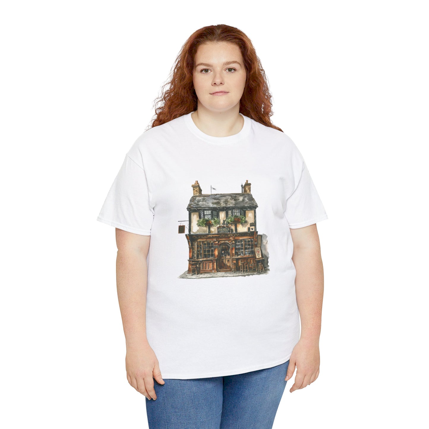 Vintage British House - Classy Unisex Heavy Cotton T-Shirt