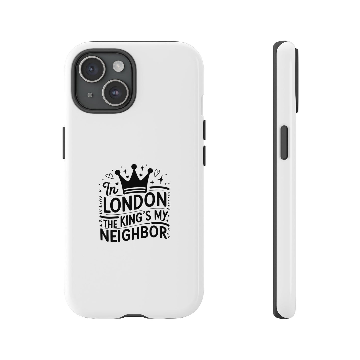 London-Themed Tough Phone Case - Chic & Stylish Protection