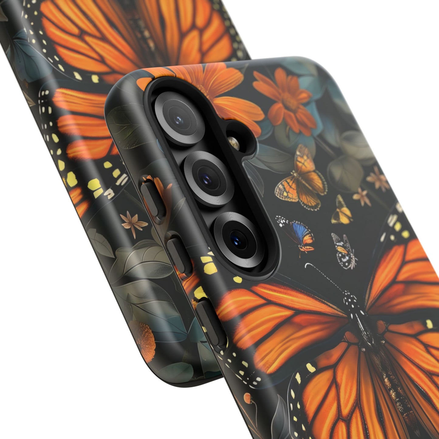 Monarch Butterfly Phone Case, Tough Cases, Nature Lover Gift, Floral Mobile Cover, Eco-Friendly Phone Accessory, Butterfly Design