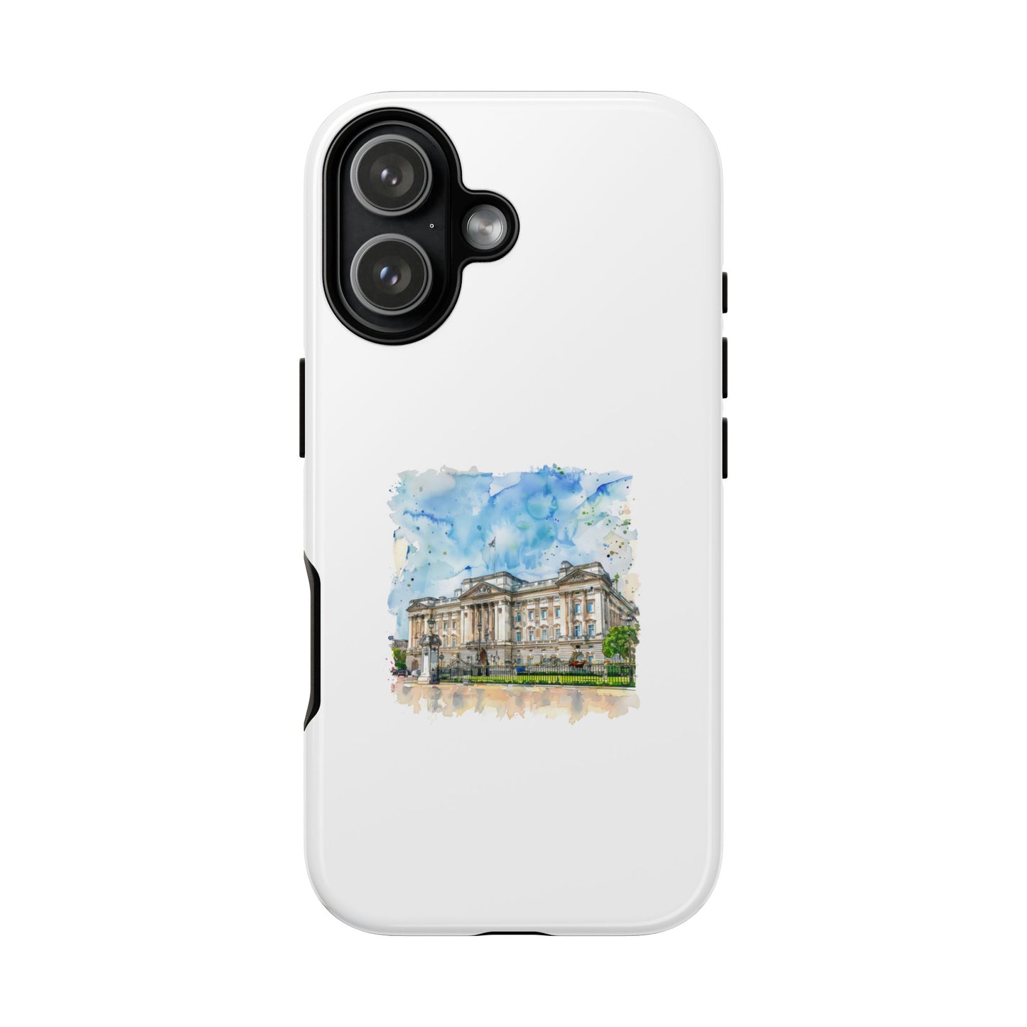 Artistic Phone Case - Watercolor Architecture Design