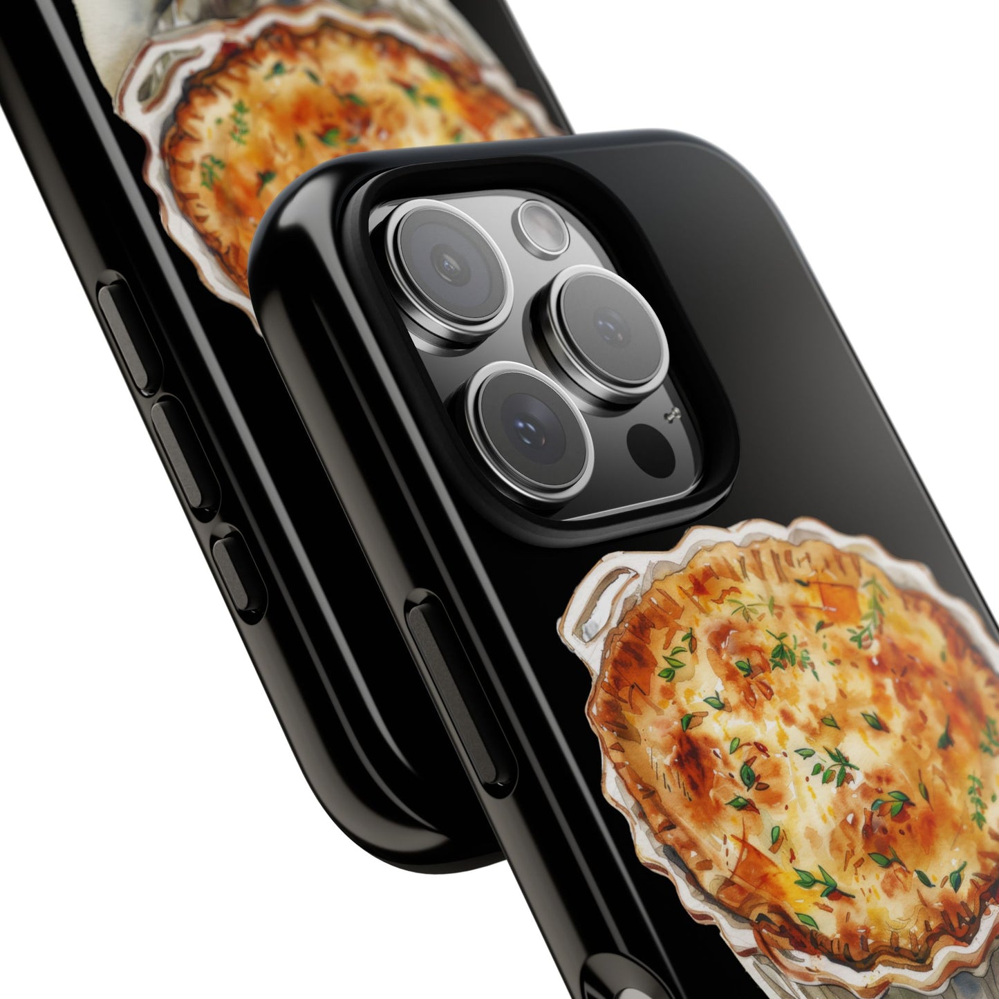 Quiche Phone Case - Funky Kitchen Decor, Foodie Gift, Chef Accessories, Culinary Art, Quirky Phone Cover
