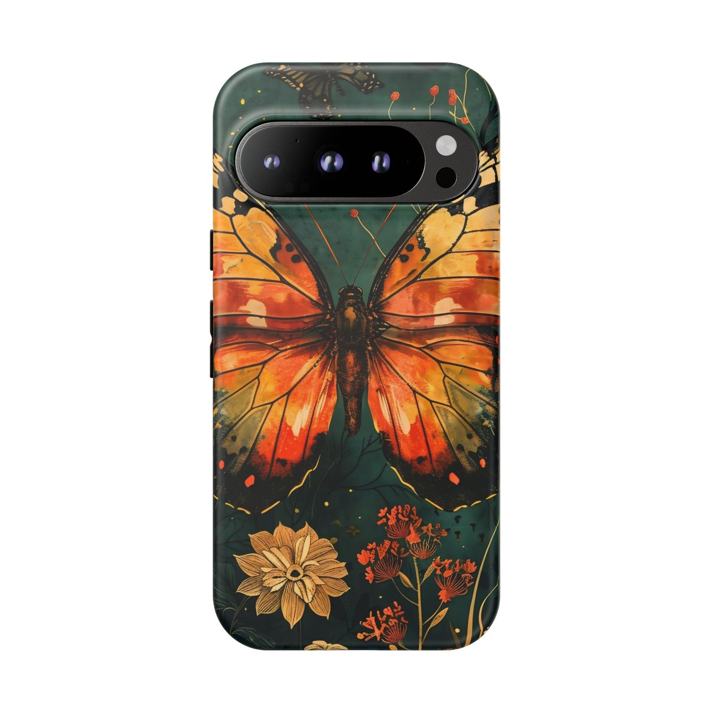Butterfly Phone Case – Tough Cases for Nature Lovers, Floral Design, Butterfly Art, Unique Gift, Eco-Friendly Protection
