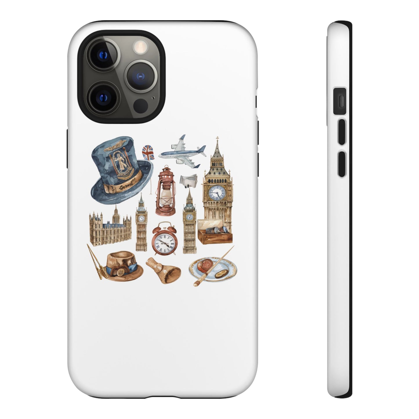 London-Themed Phone Case, Durable iPhone Cover, Gift for Travelers, Unique Cell Phone Accessories, Stylish Gadget Protection
