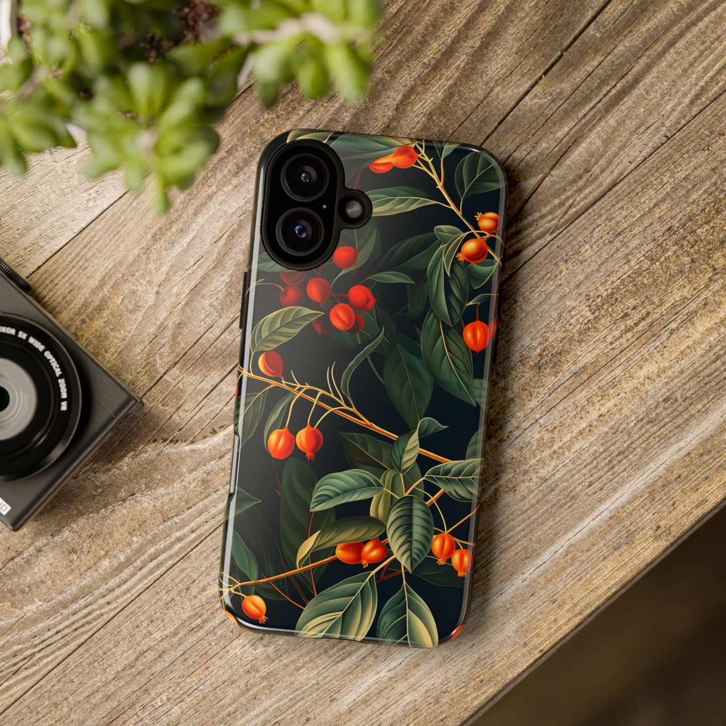 Tough Cases, Floral Phone Case, Nature-Inspired Tech, Unique Gift, Phone Accessory, Botanical Design, Fall Vibes