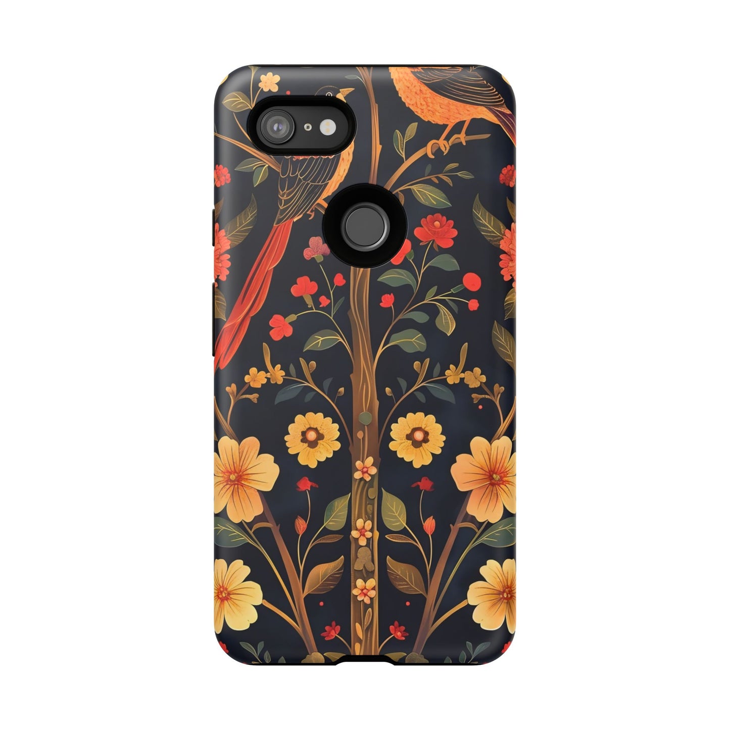 Floral Phone Case, Tough Cases, Flower Pattern, Phone Accessory, Gift for Her, Stylish Tech Cover, Nature Lover's Gift