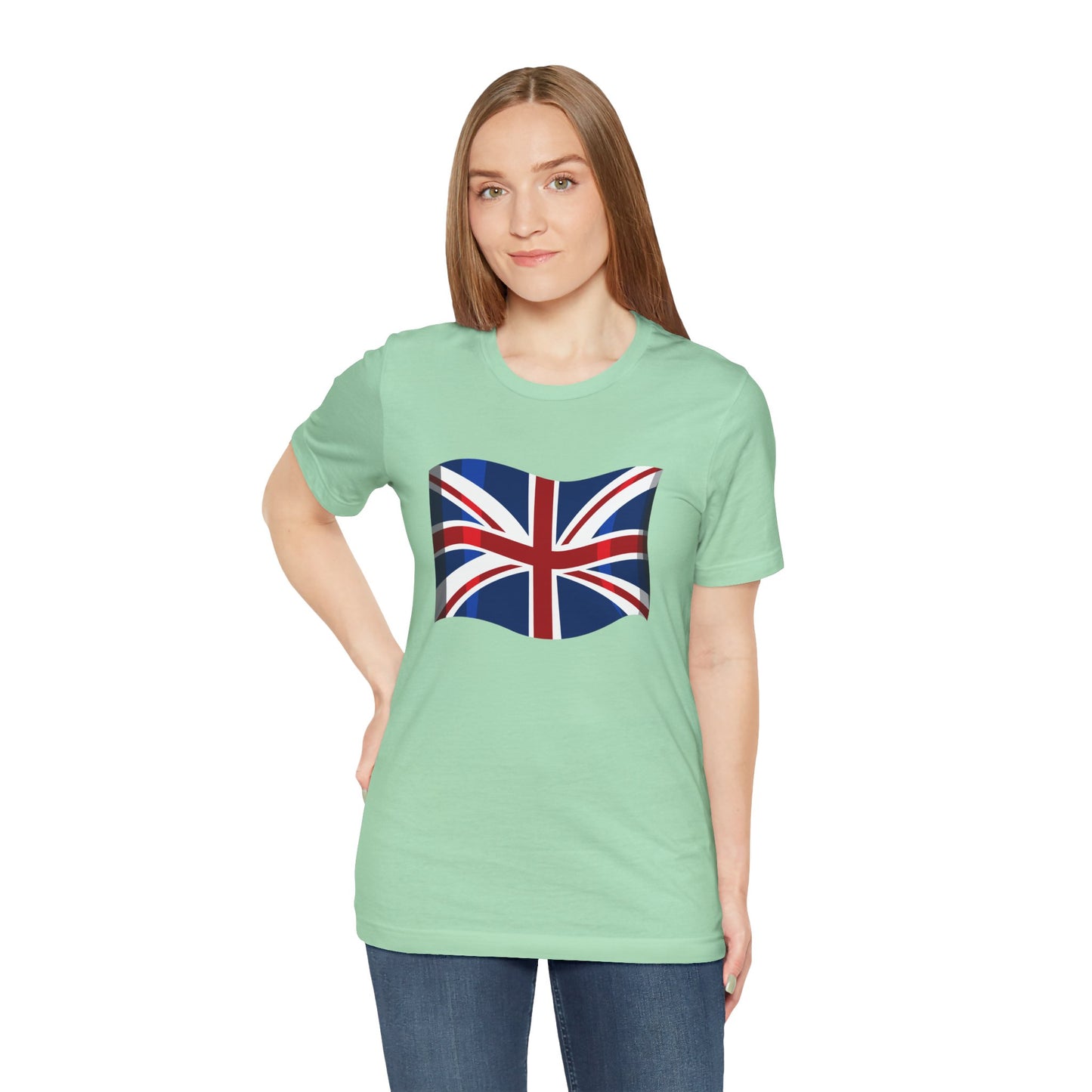 Unisex Jersey Short Sleeve Tee - Classic UK Flag Design - Union Jack Symbol