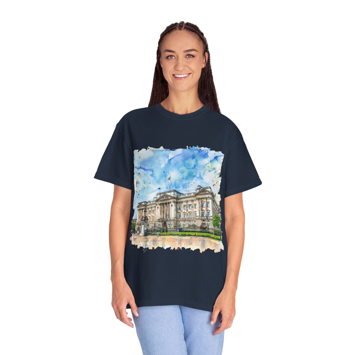 Unisex Garment-Dyed T-shirt - England Aesthetics - Embracing Classic British Charm and Style