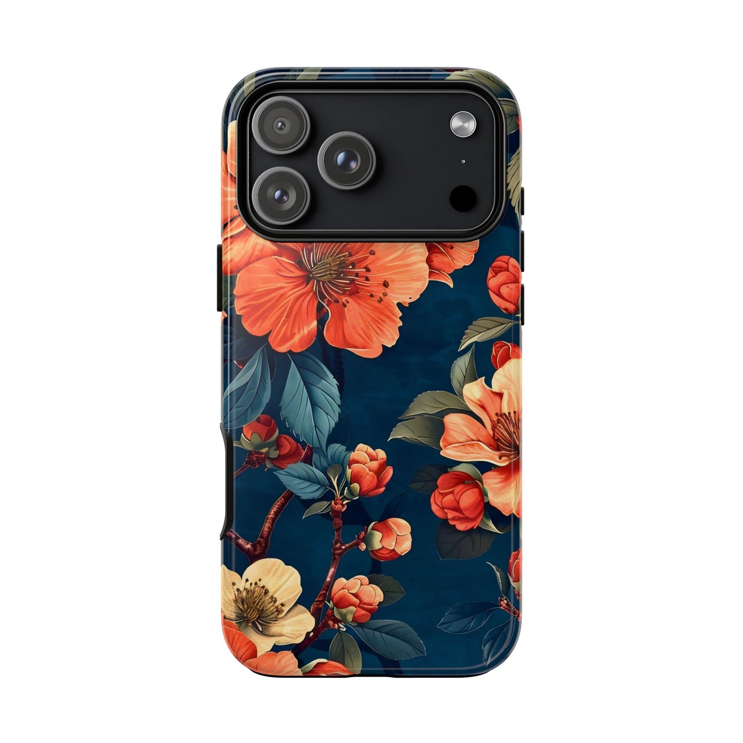 Floral iPhone Case, Tough Cases, Flower Phone Protector, Floral Design, Spring Gift, Phone Cover