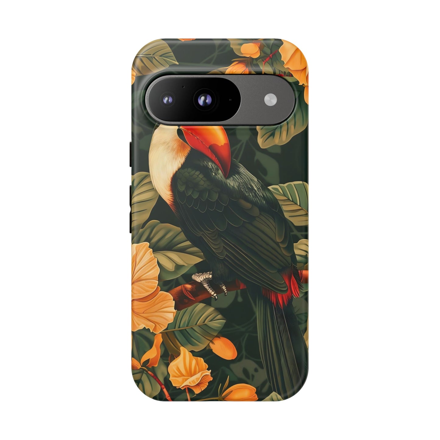 Tropical Toucan Phone Case, Exotic Bird Cover, Nature Lover Gift, Eco-Friendly Design, Customizable Tech Accessory