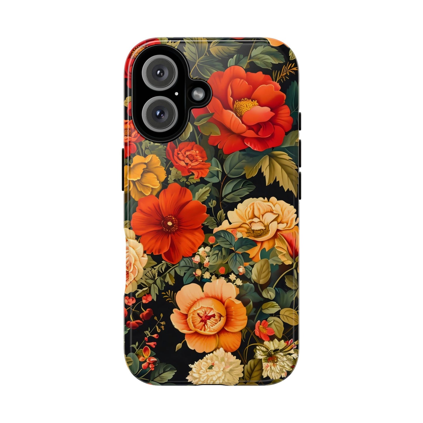 Floral Phone Case, Tough Cases, Decorative Tech Accessories, Gift for Her, Nature Lover Gift, Boho Style Case, Spring Floral Cover