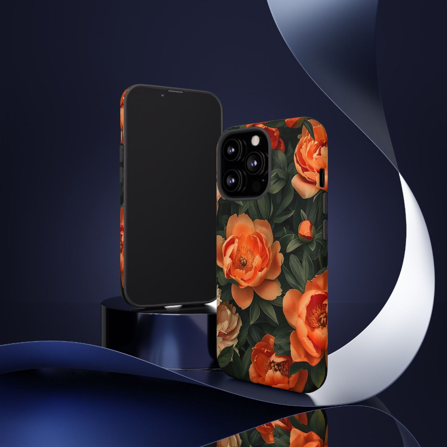 Stylish Floral Phone Case, Tough Cases, Floral Phone Cover, Gift for Her, Spring Accessories, Mother's Day, Phone Protection
