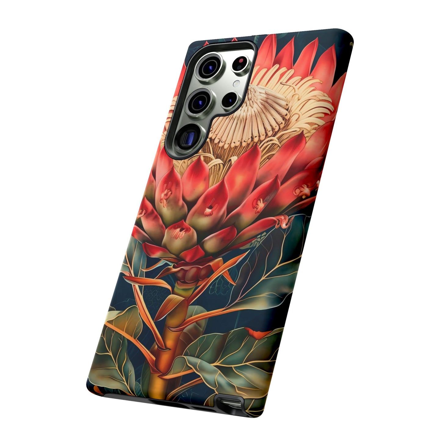 Tough Cases: Vibrant Floral Phone Case, Tough Phone Covers, Floral Art Cases, Nature Design Accessories, Gift for Nature Lovers