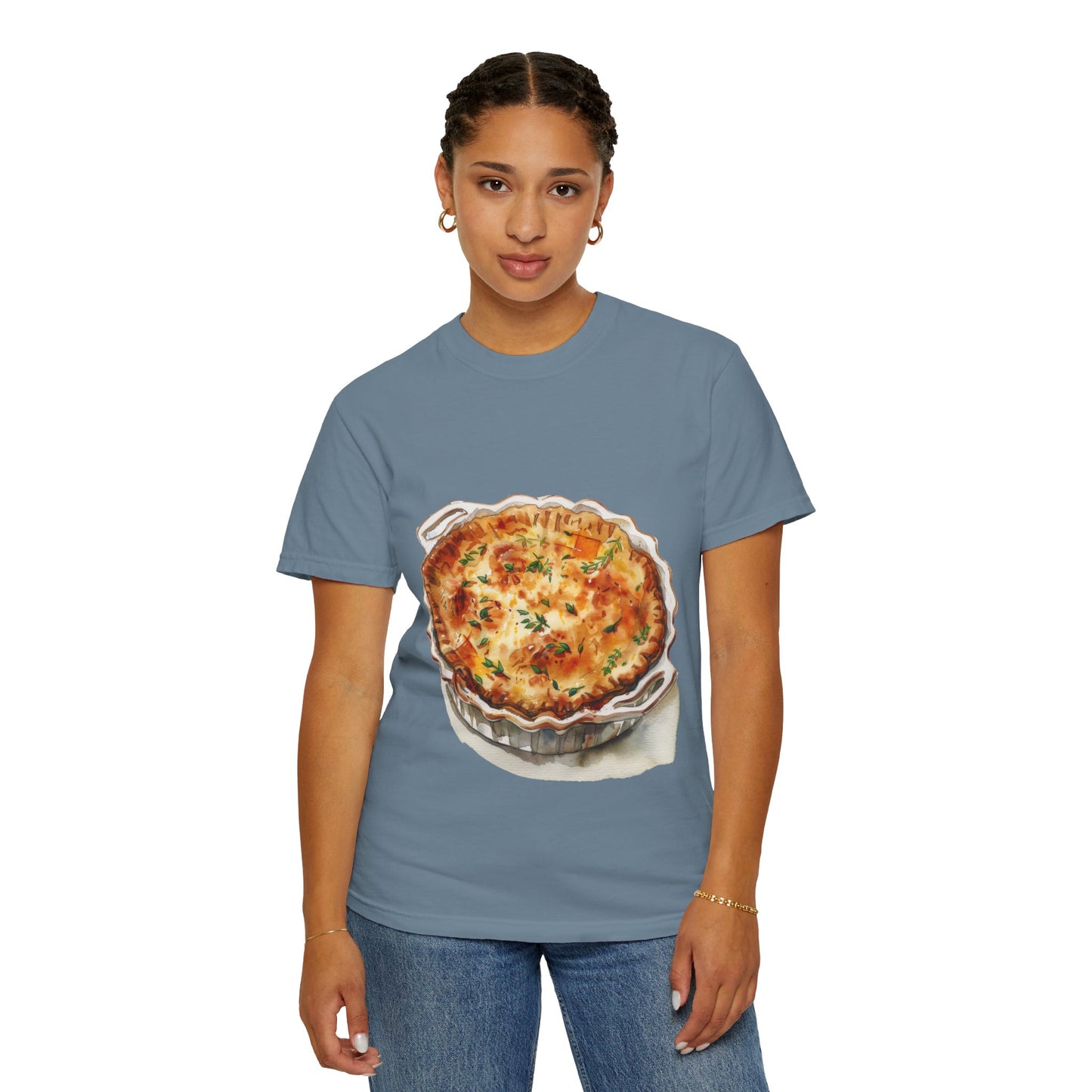 Unisex Garment-Dyed T-shirt - Fish, Chips, and Beyond - The Best of British Food