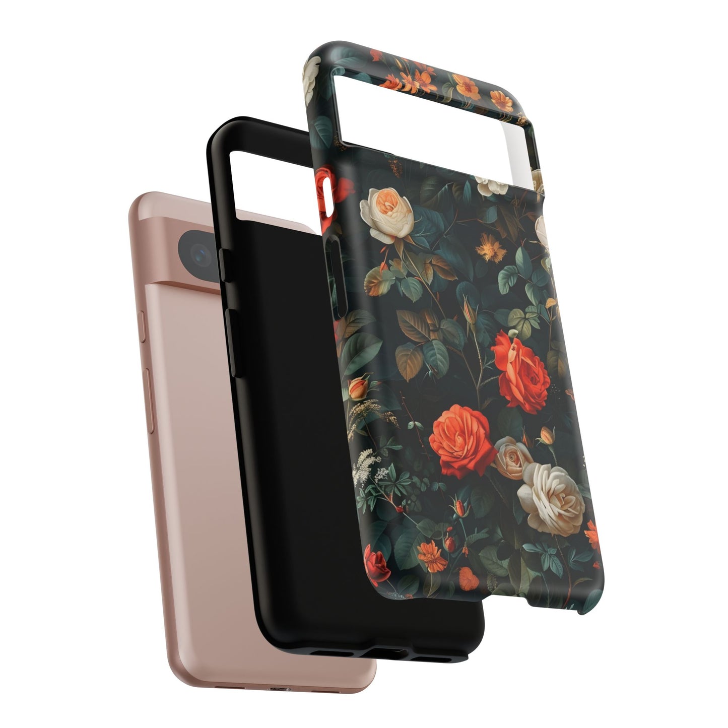 Floral Phone Case | Tough Cases with Elegant Design | Gift for Her, Mother's Day, Birthdays, Personalized, Trendy Tech Accessories
