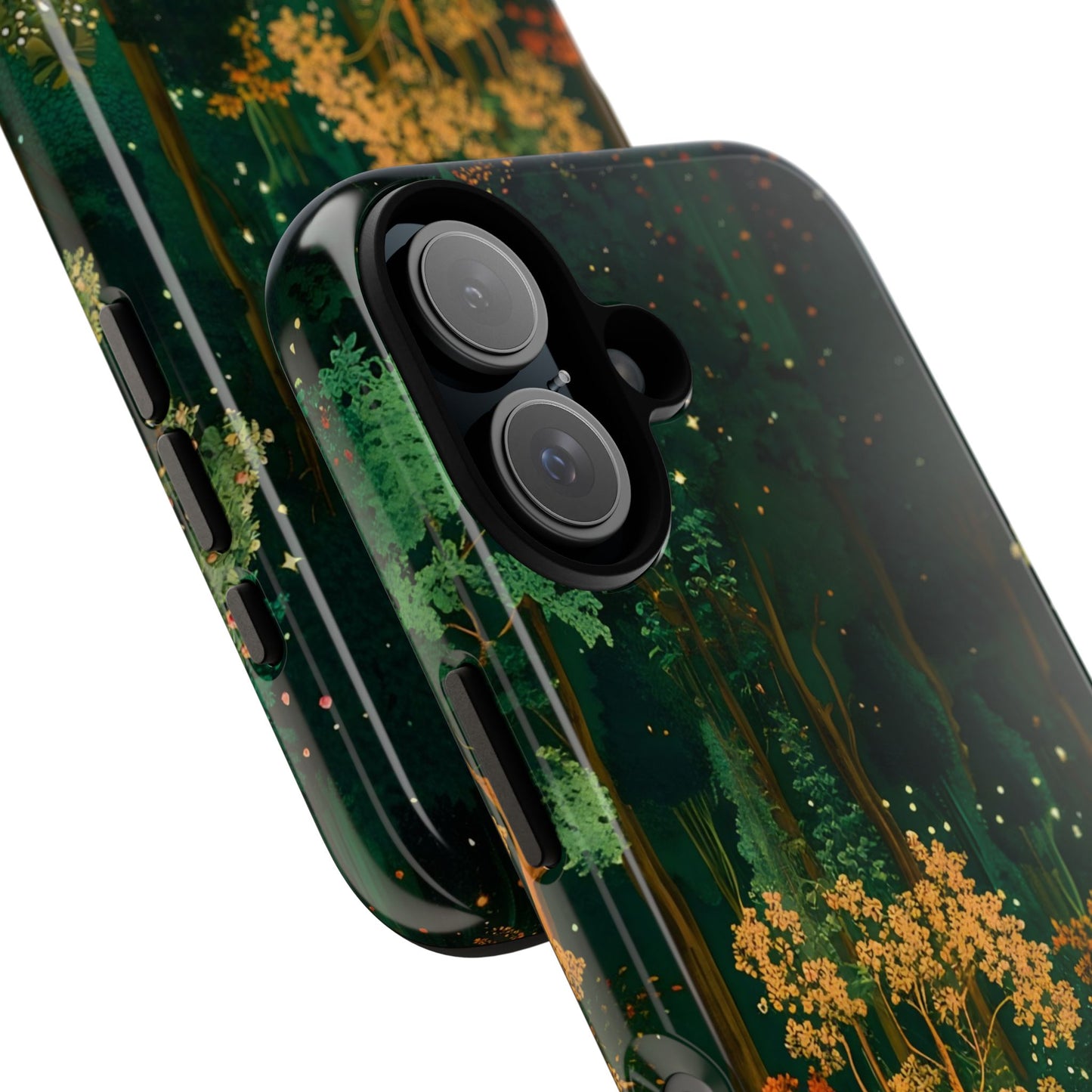 Nature-Inspired Phone Case, Floral Design, Tough iPhone Cover, Gift for Nature Lovers, Colorful Phone Accessory