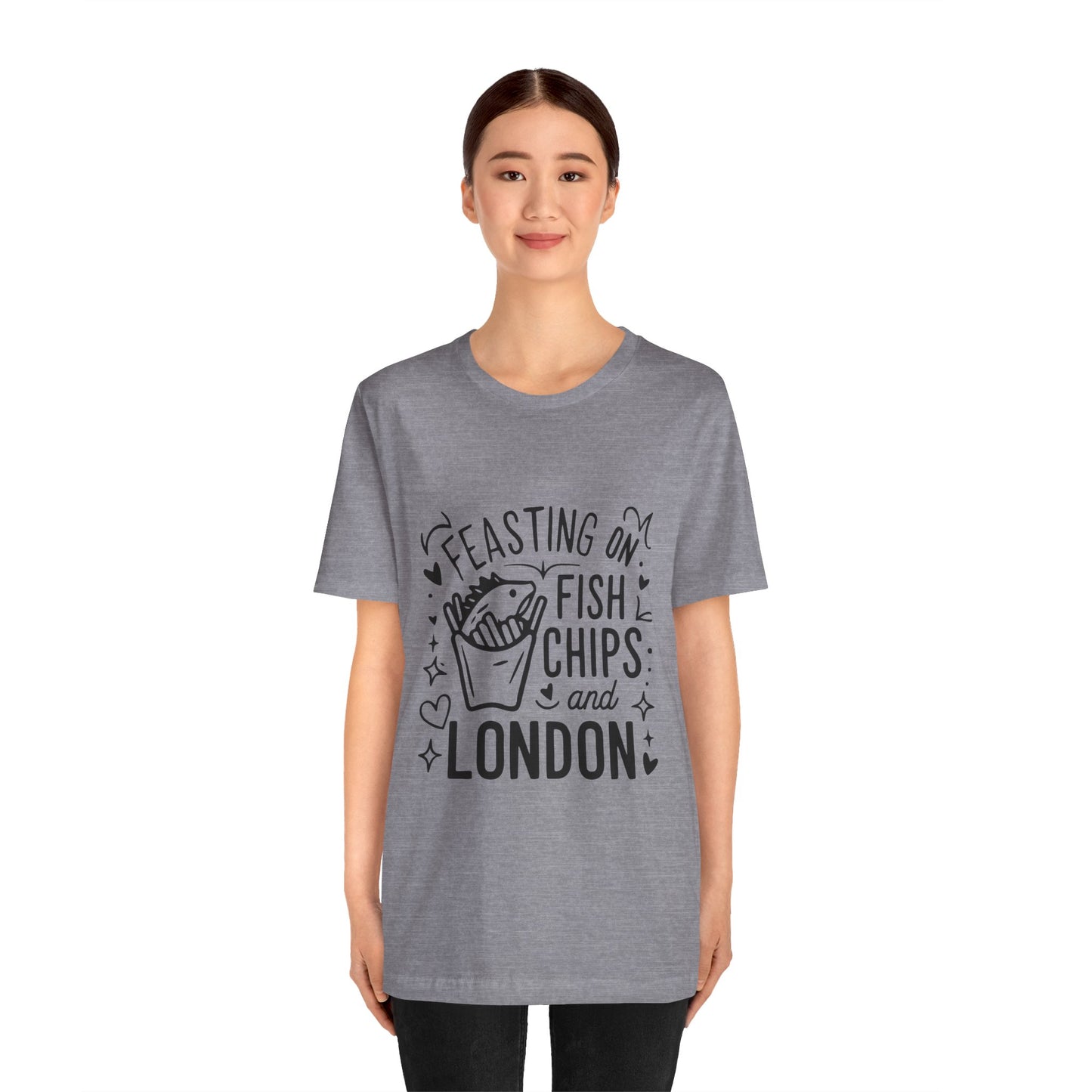 Unisex Jersey Short Sleeve Tee - Fsih Chips and London