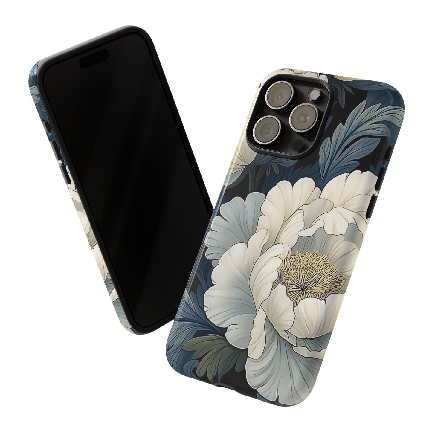 Floral Phone Case - Elegant Tough Cases for Nature Lovers, Stylish Protective Cover for Gifts, Birthdays, Mom's Day, Floral Design