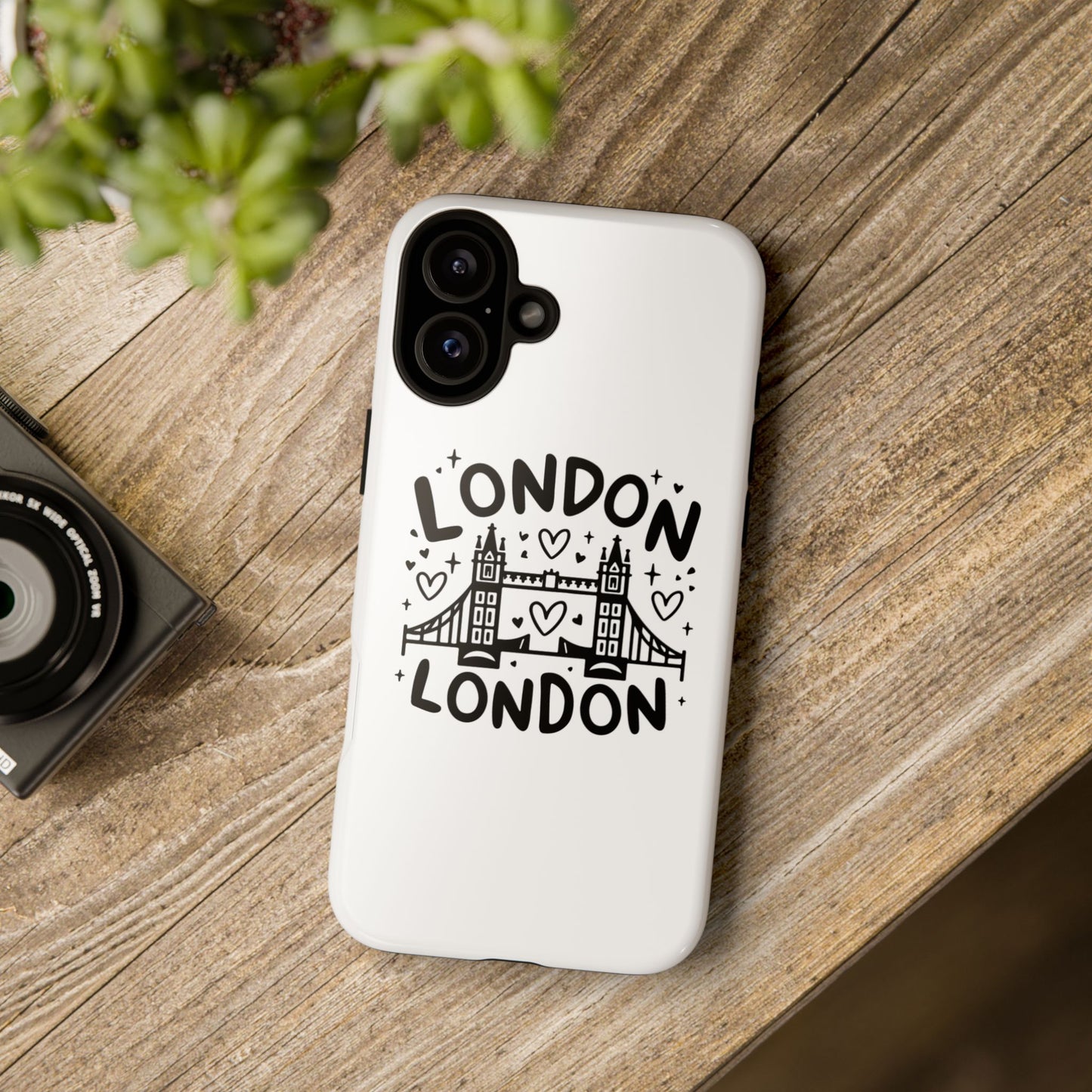 Love London Bridge Phone Case, Tough Cases for London Lovers, Cute Protection, Travel Gift, Phone Accessory, Design with Love