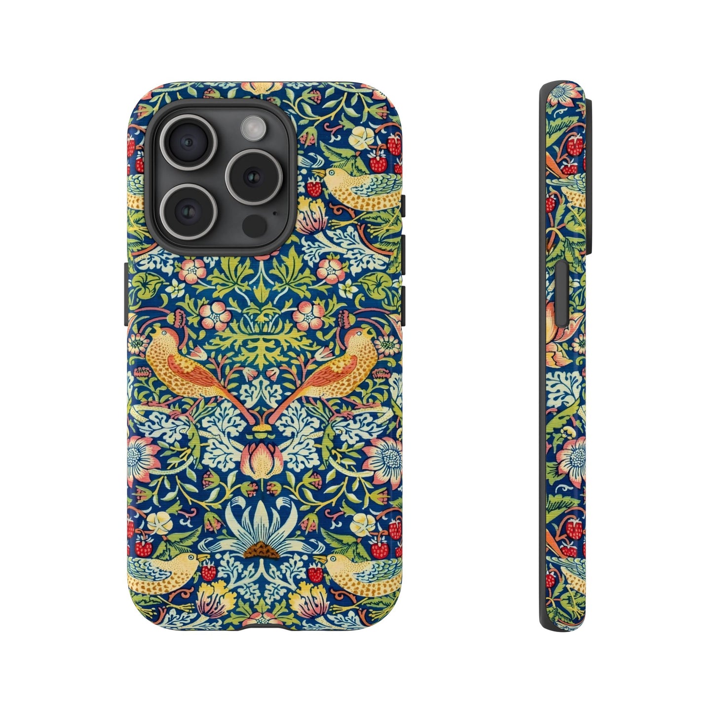 Floral Phone Case | Tough Cases, Stylish Protection, Unique Gift, Eco-Friendly, Floral Pattern, Bird Design