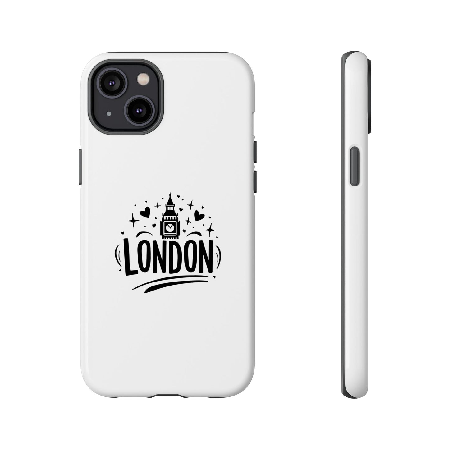 Stylish Phone Case for London Lovers, London Gift, Travel Accessory, Unique Smartphone Case, Cityscape Phone Cover
