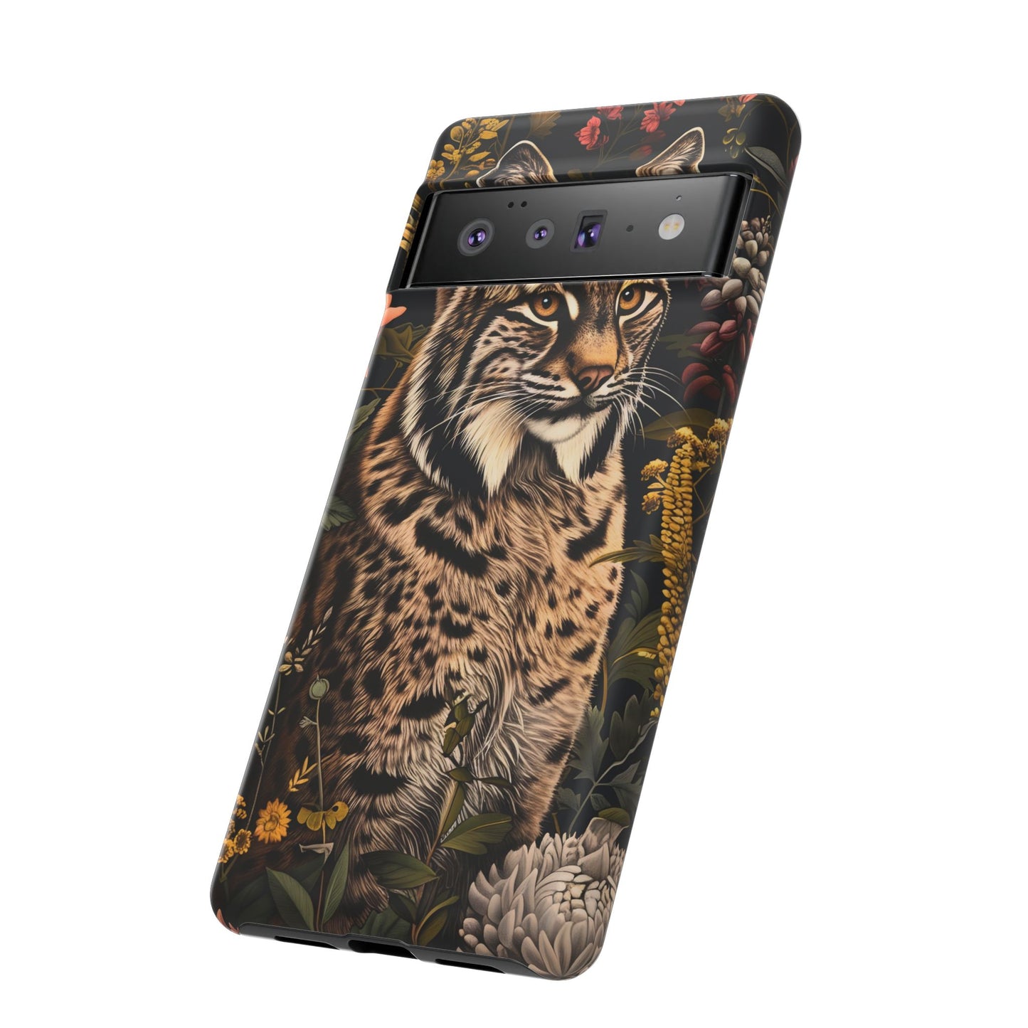 Wildlife Phone Case with Lynx Design, Tough Cases, Animal Lovers Gift, Nature Inspired Accessories, Unique Tech Protection