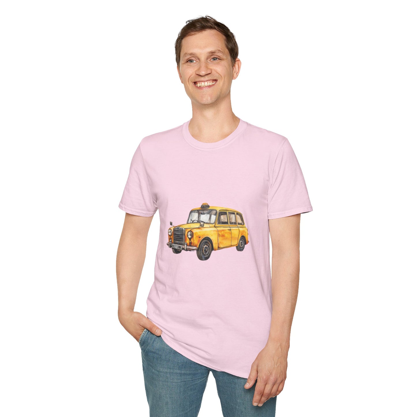 Unisex Softstyle T-Shirt - Trendy British Vintage Car