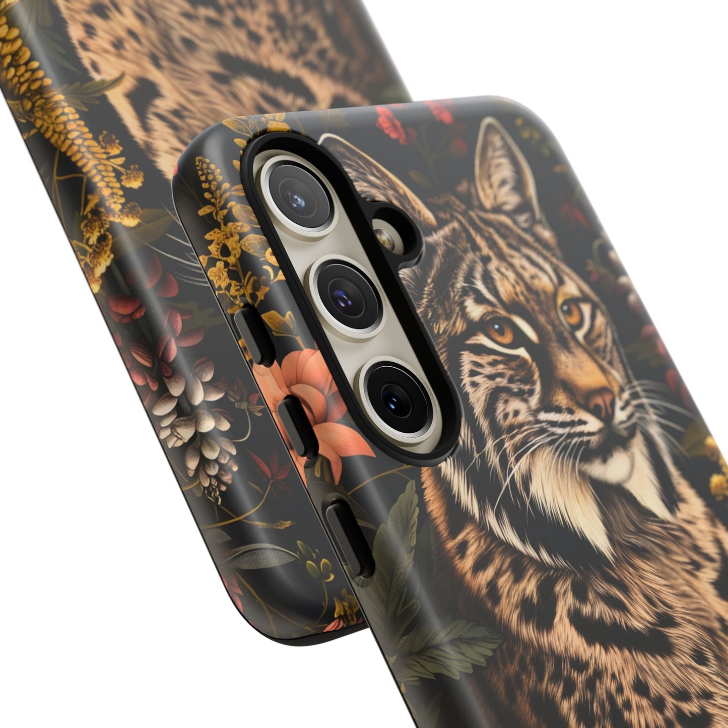 Wildlife Phone Case with Lynx Design, Tough Cases, Animal Lovers Gift, Nature Inspired Accessories, Unique Tech Protection