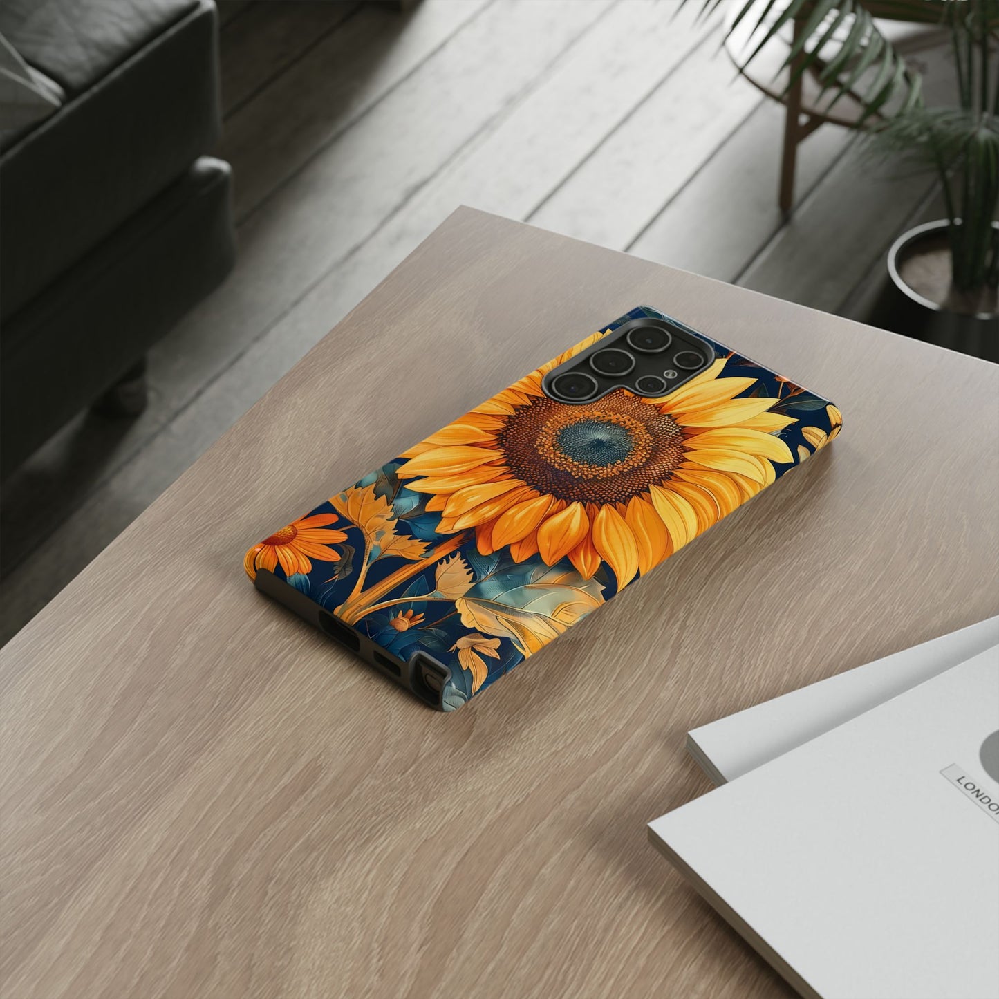 Sunflower Phone Case - Floral Design for Nature Lovers, Cute Spring Accessory, Gift for Her, Eco-Friendly Cover