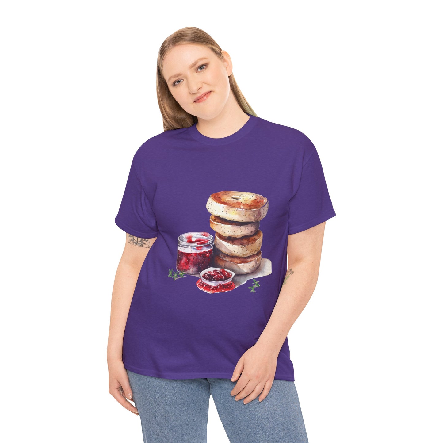 Unisex Heavy Cotton Tee - A Taste of Tradition - Iconic British Cuisine