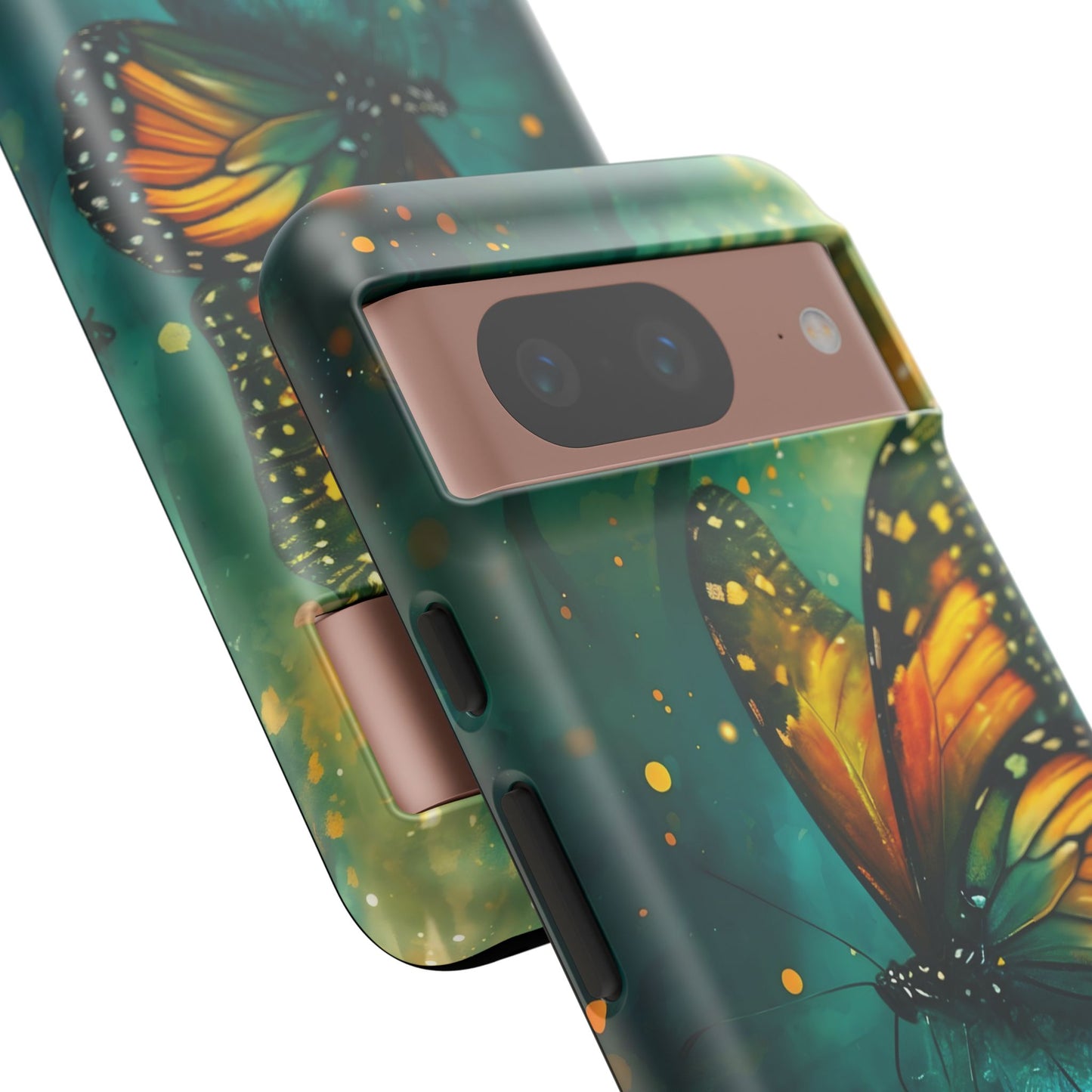 Colorful Butterfly Phone Case, Tough Cases for iPhone and Samsung, Cute Tech Accessories, Nature Lovers Gift, Vibrant Floral Design