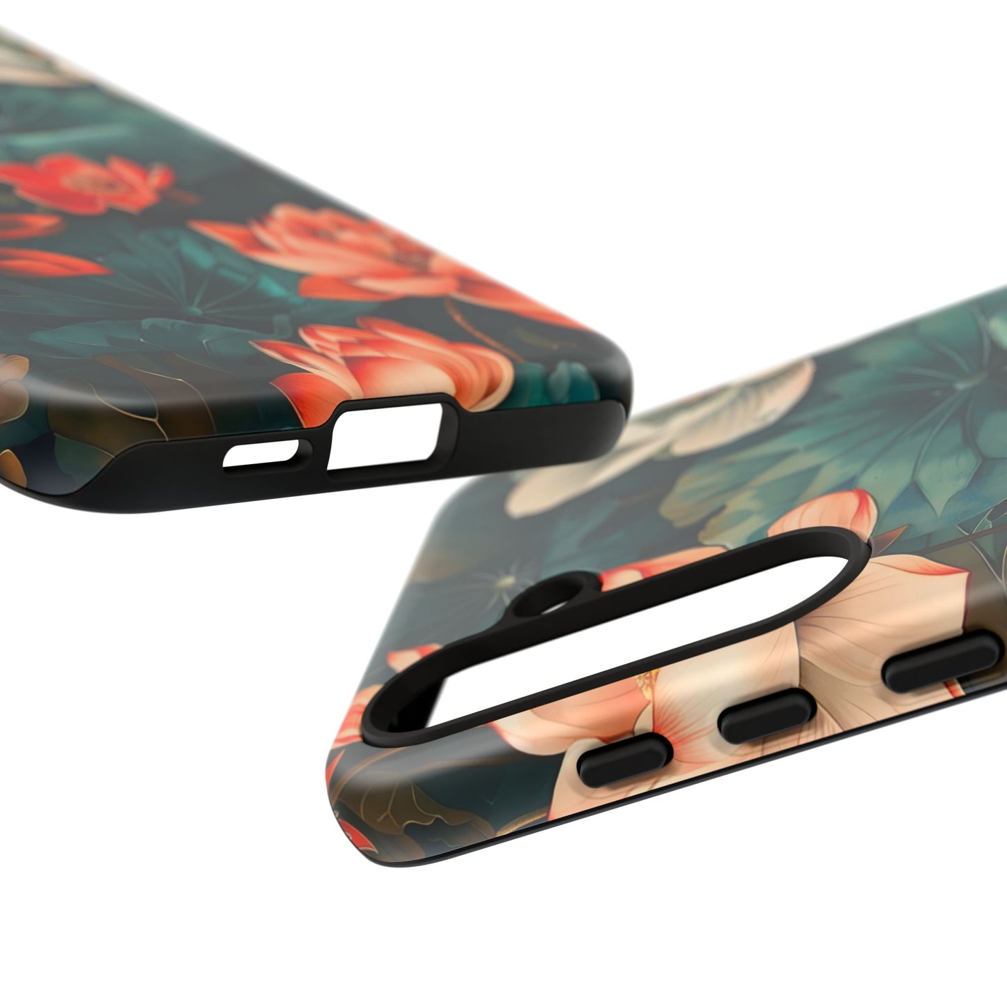 Flower Phone Case, Floral Phone Cover, Tough Case for Floral Lovers, Gift for Her, Stylish Tech Accessories
