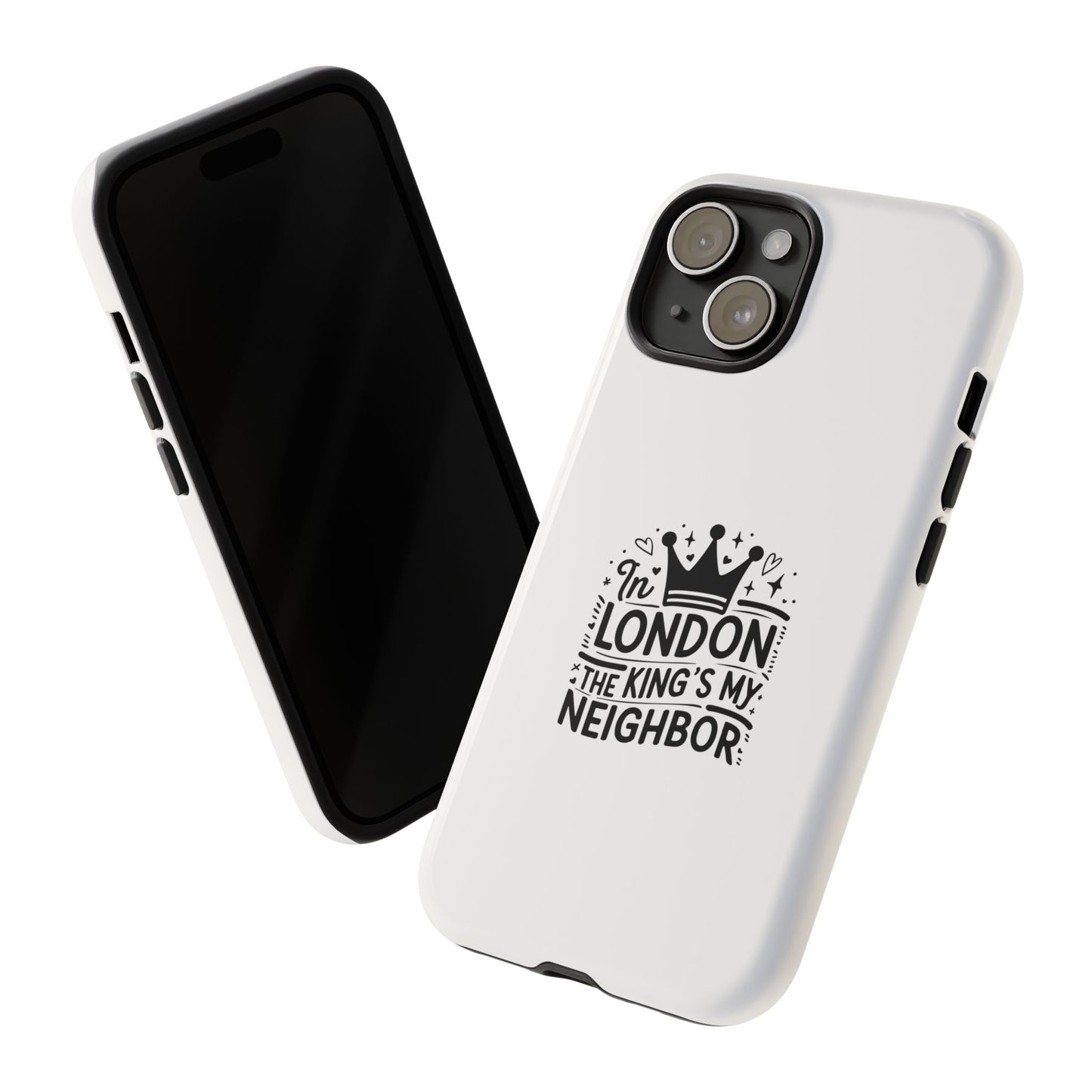 London-Themed Tough Phone Case - Chic & Stylish Protection