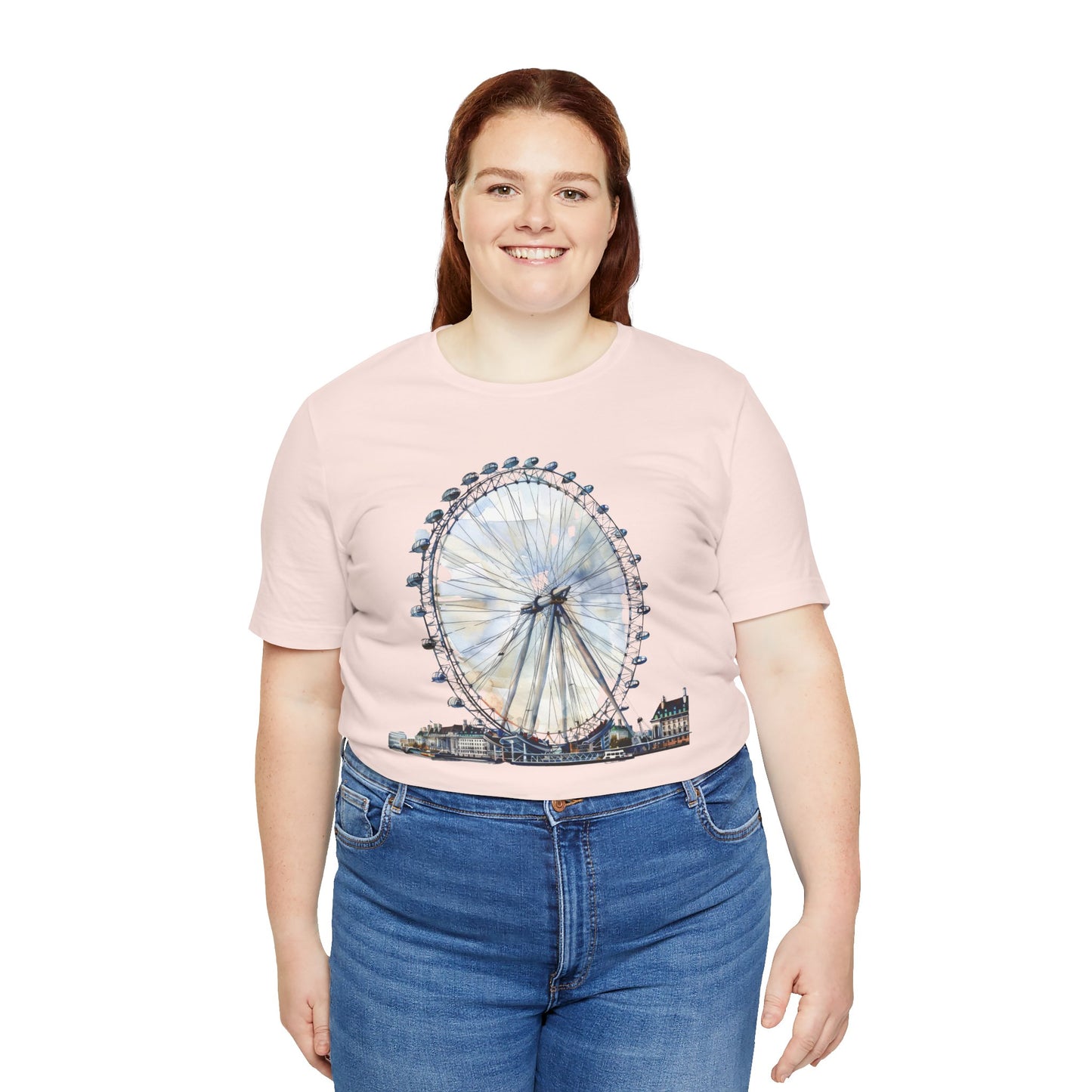 Unisex Jersey Short Sleeve Tee - Iconic London Eye Design