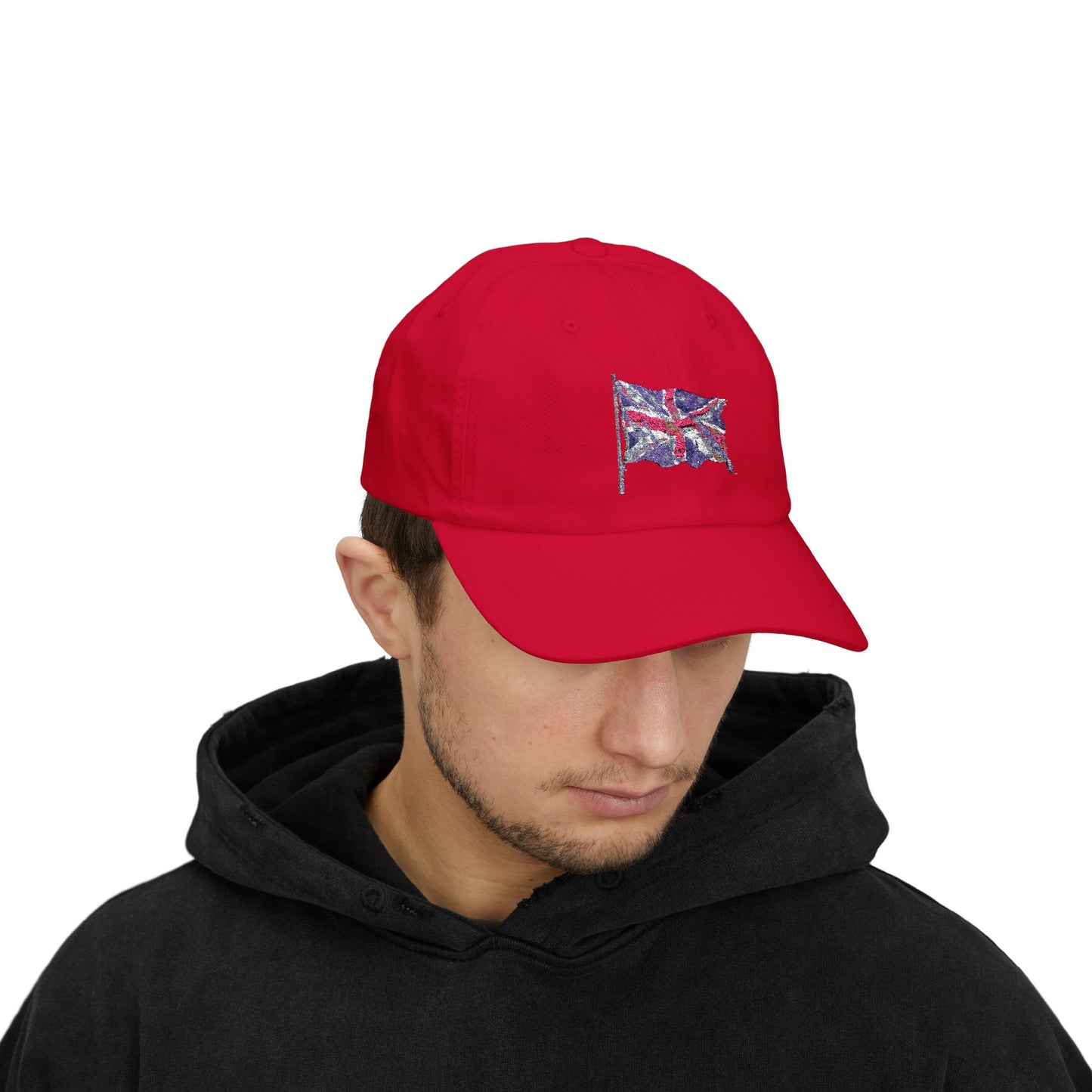Classic Dad Cap with UK Flag, Casual Hat, Gift for Dad, Summer Accessory, Men’s Fashion, Travel Cap, Unisex Style
