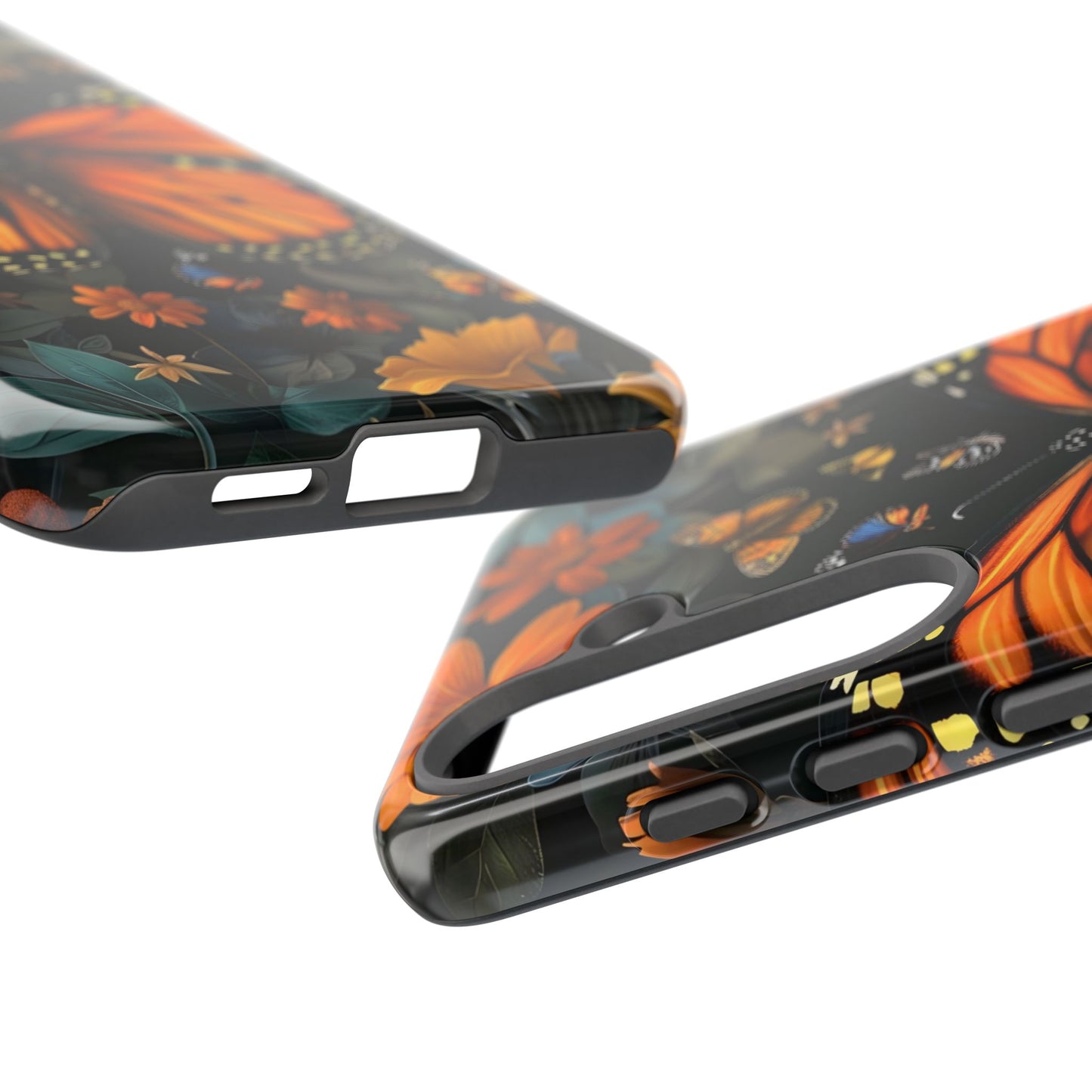 Monarch Butterfly Phone Case, Tough Cases, Nature Lover Gift, Floral Mobile Cover, Eco-Friendly Phone Accessory, Butterfly Design