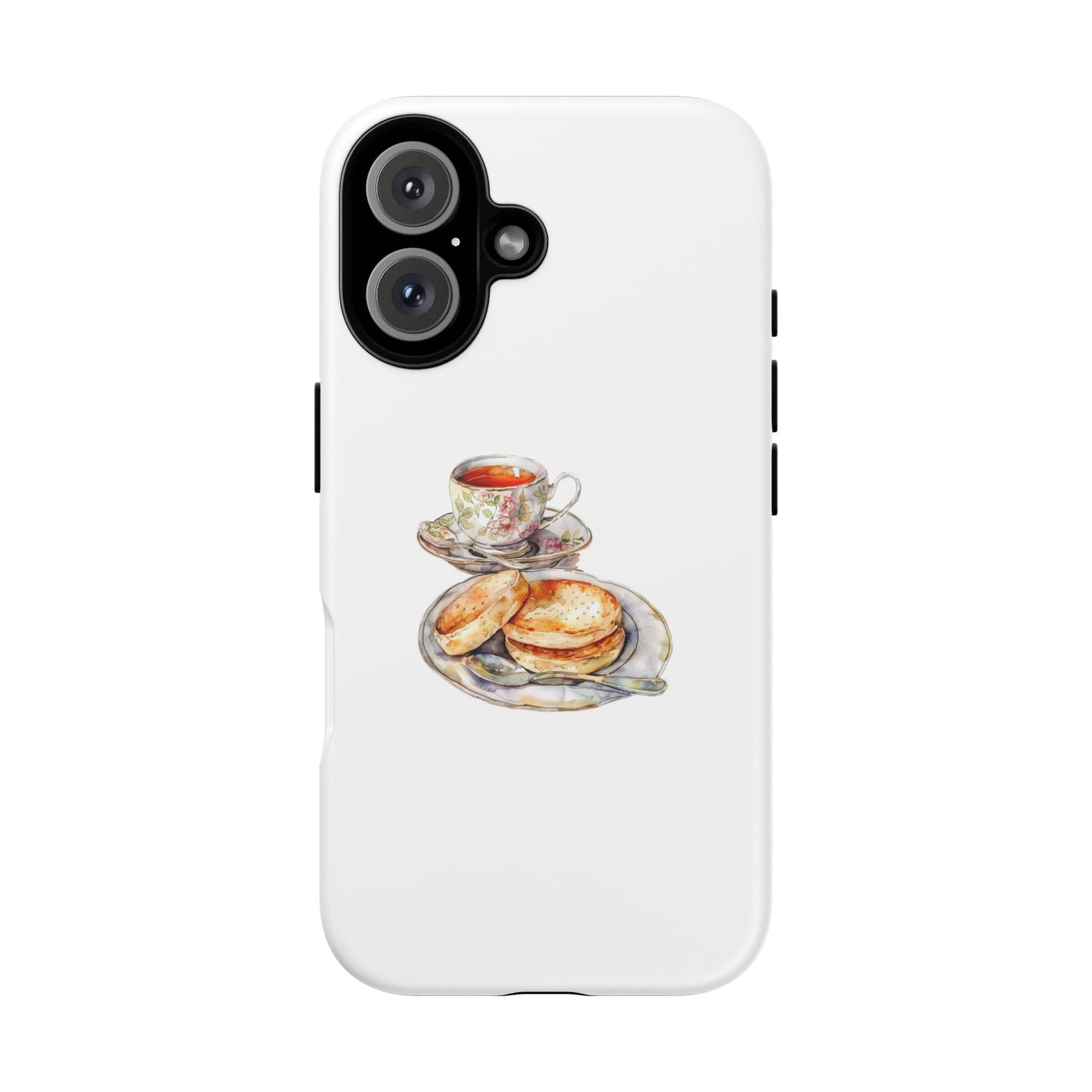 Elegant Tea & Cookies Phone Case - Tough Cases for Tea Lovers