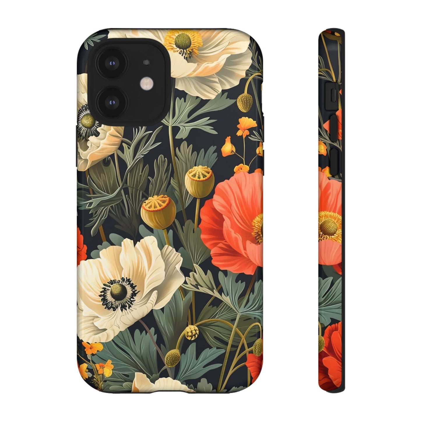 Floral Phone Case - Tough Cases with Vibrant Garden Design, Phone Accessory, Gift for Her, Spring Style, Nature Lover