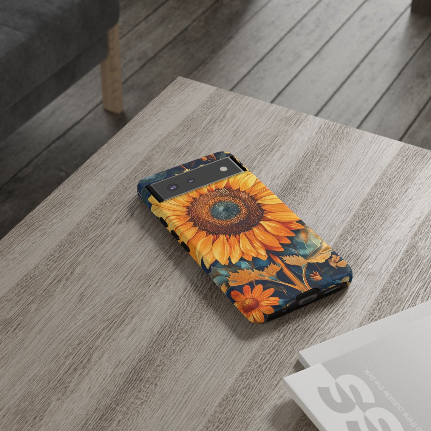 Sunflower Phone Case - Floral Design for Nature Lovers, Cute Spring Accessory, Gift for Her, Eco-Friendly Cover