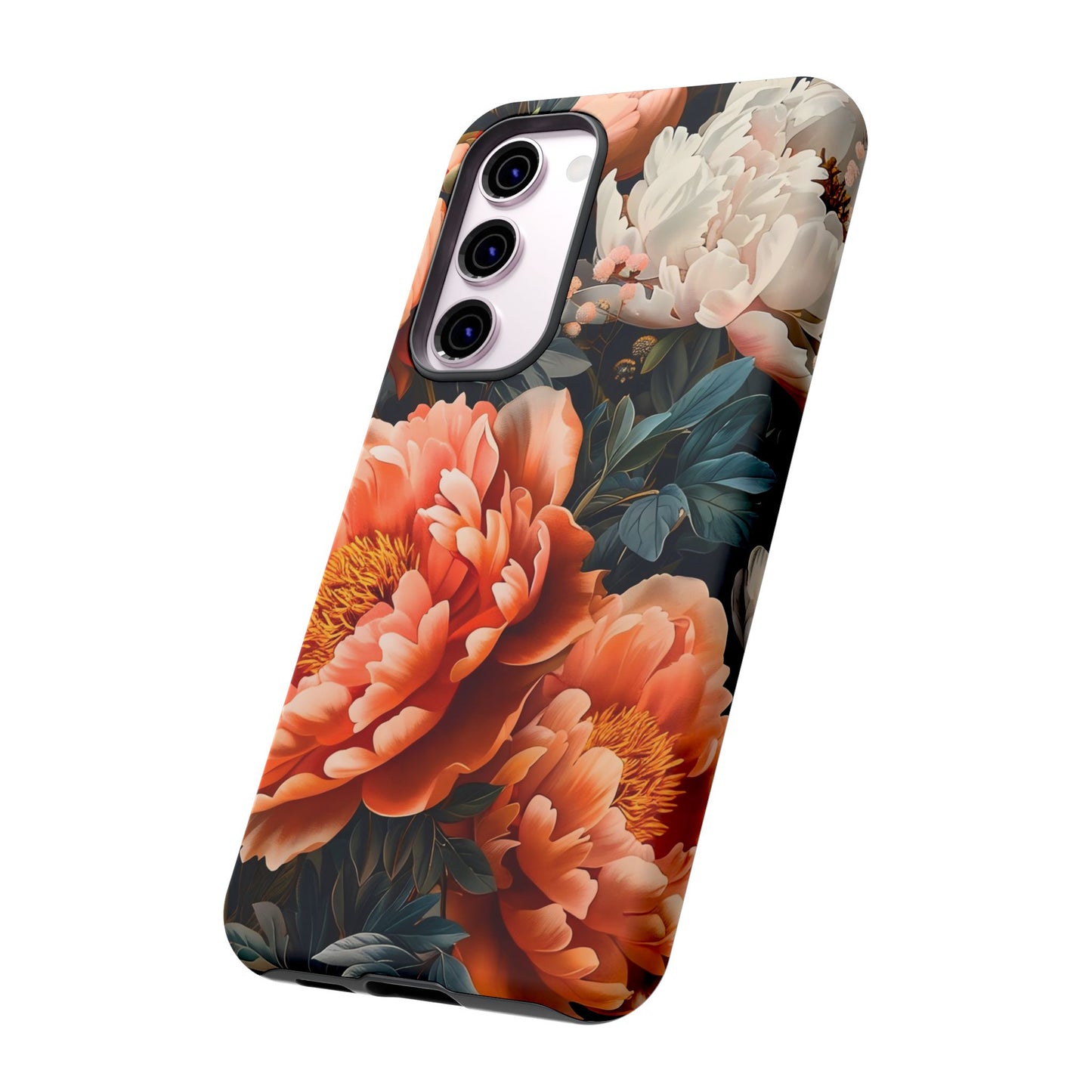 Floral Phone Case - Tough Cases, Durable Cover, Flower Design, Unique Gift, Phone Accessories