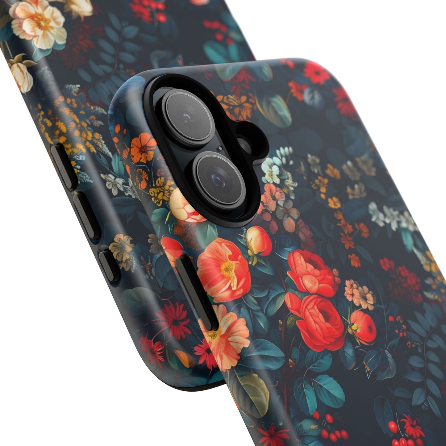 Floral Phone Case - Tough Cases, iPhone Protection, Elegant Floral Design, Gift for Her, Stylish Tech Accessory