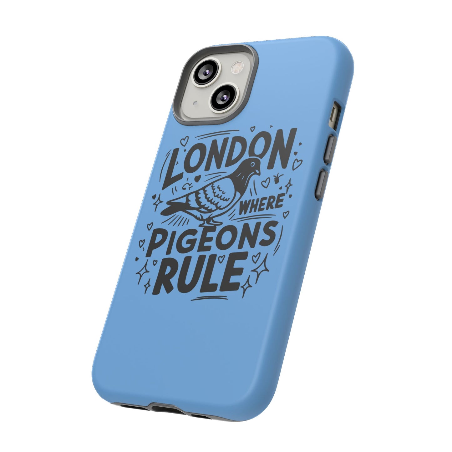 London Pigeon Phone Case, Urban Art Accessory, Tough Phone Cover, Gift for Bird Lovers, London Souvenir, Unique Cell Phone Case