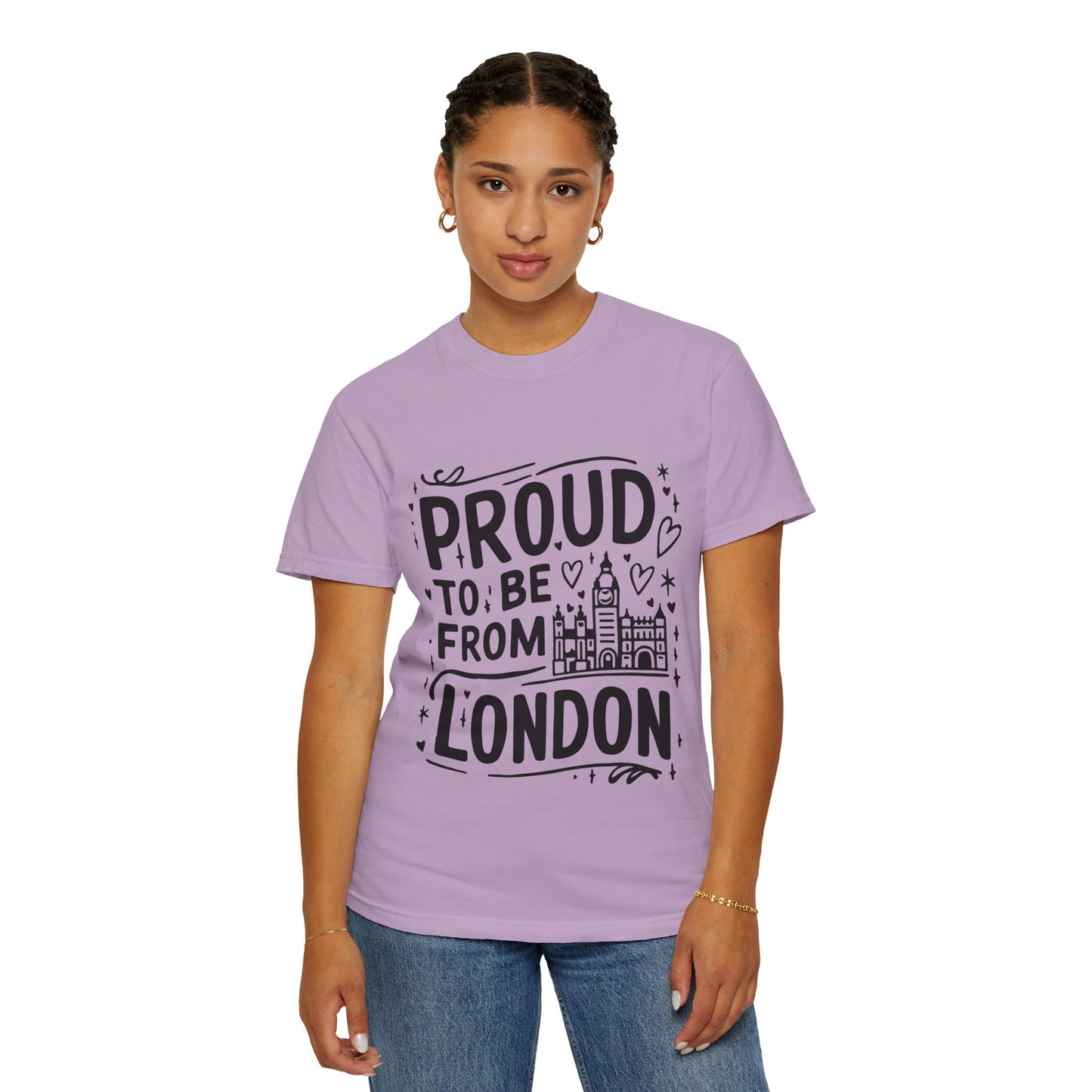 Unisex Garment-Dyed T-shirt - Proud to be from London