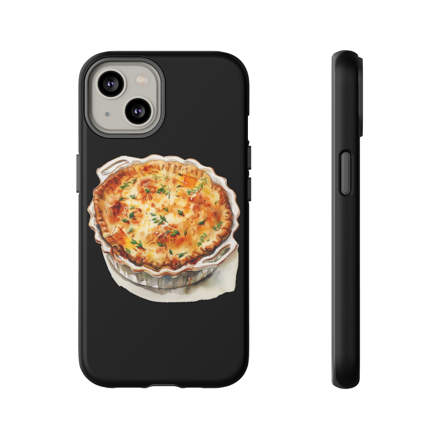 Quiche Phone Case - Funky Kitchen Decor, Foodie Gift, Chef Accessories, Culinary Art, Quirky Phone Cover
