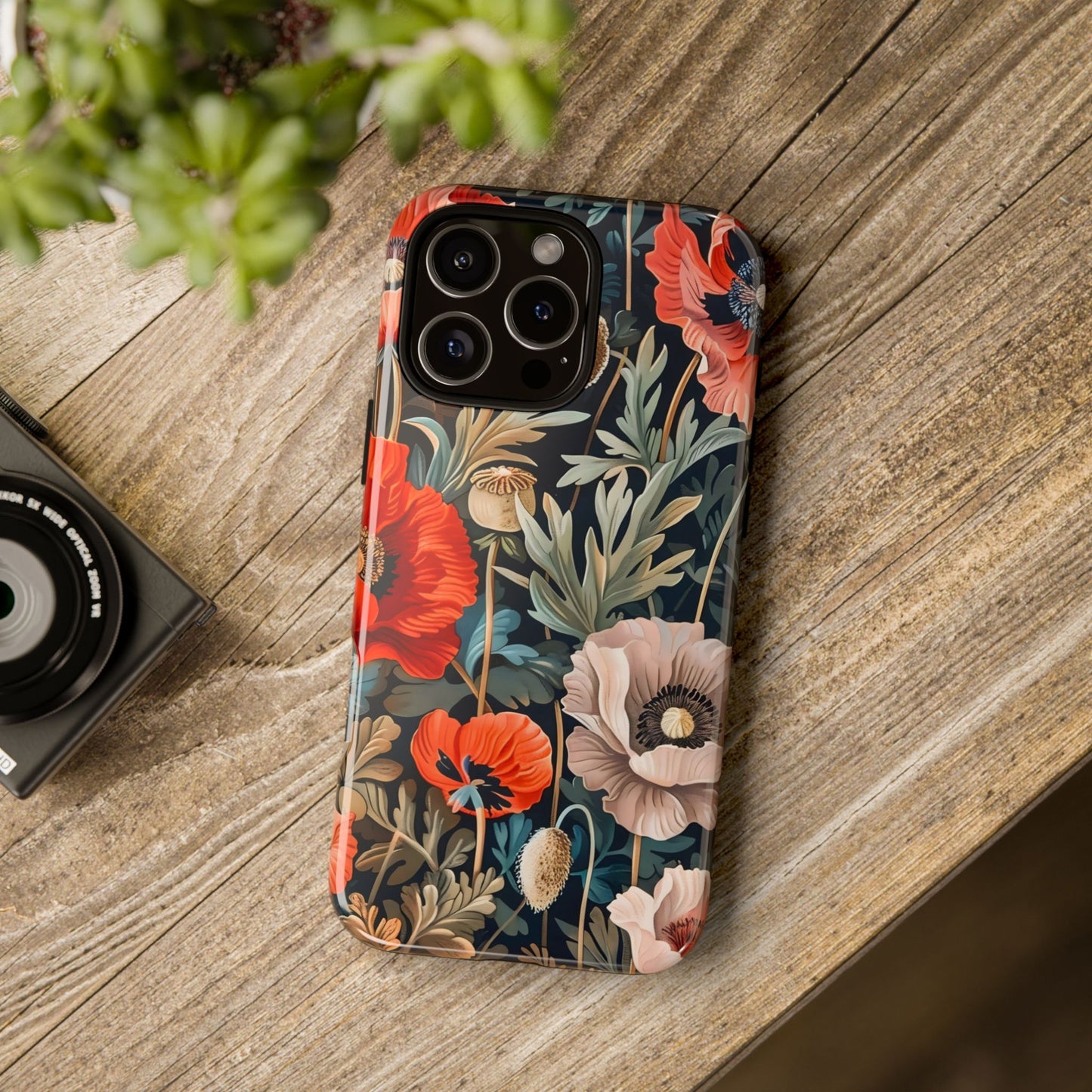 Floral Phone Case - Tough Cases, Flower Design, Chic Tech Accessories, Stylish Gifts, Unique Phone Protectors