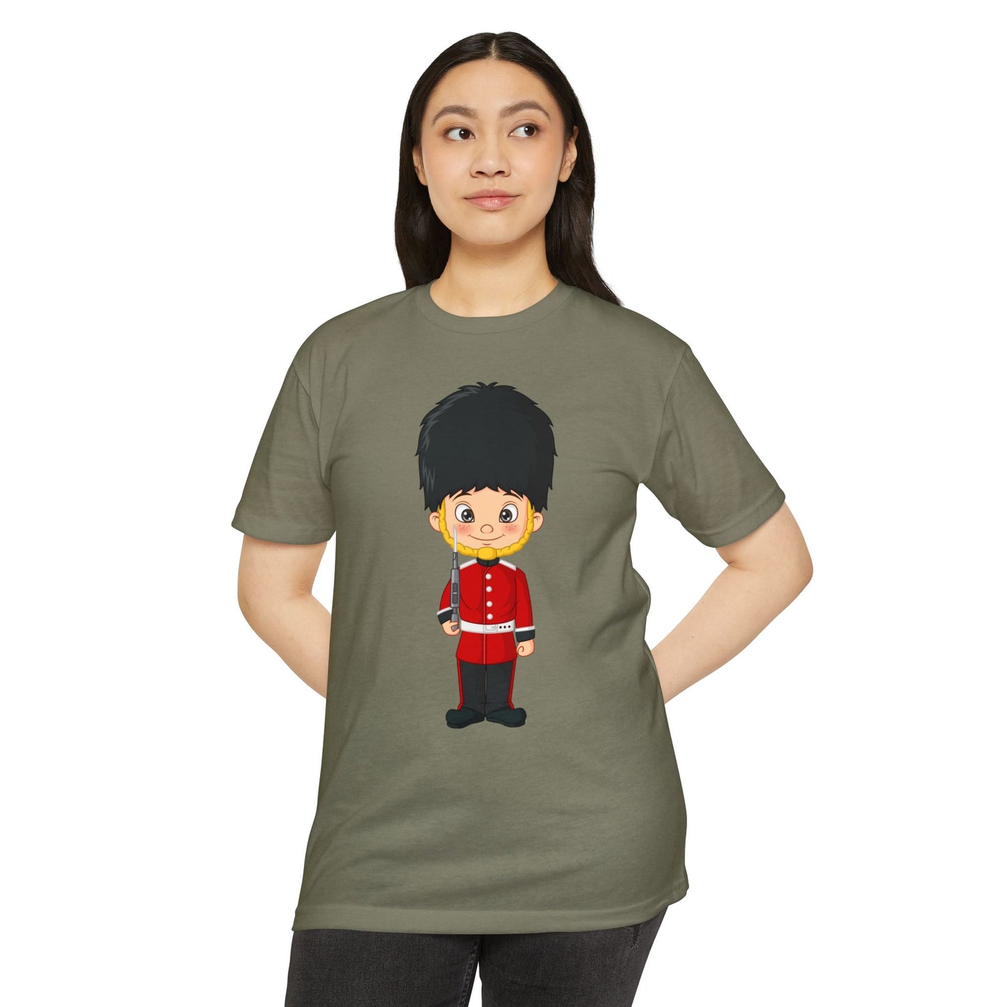 Unisex CVC Jersey T-shirt - Scarlet Pride - The Classic British Soldier