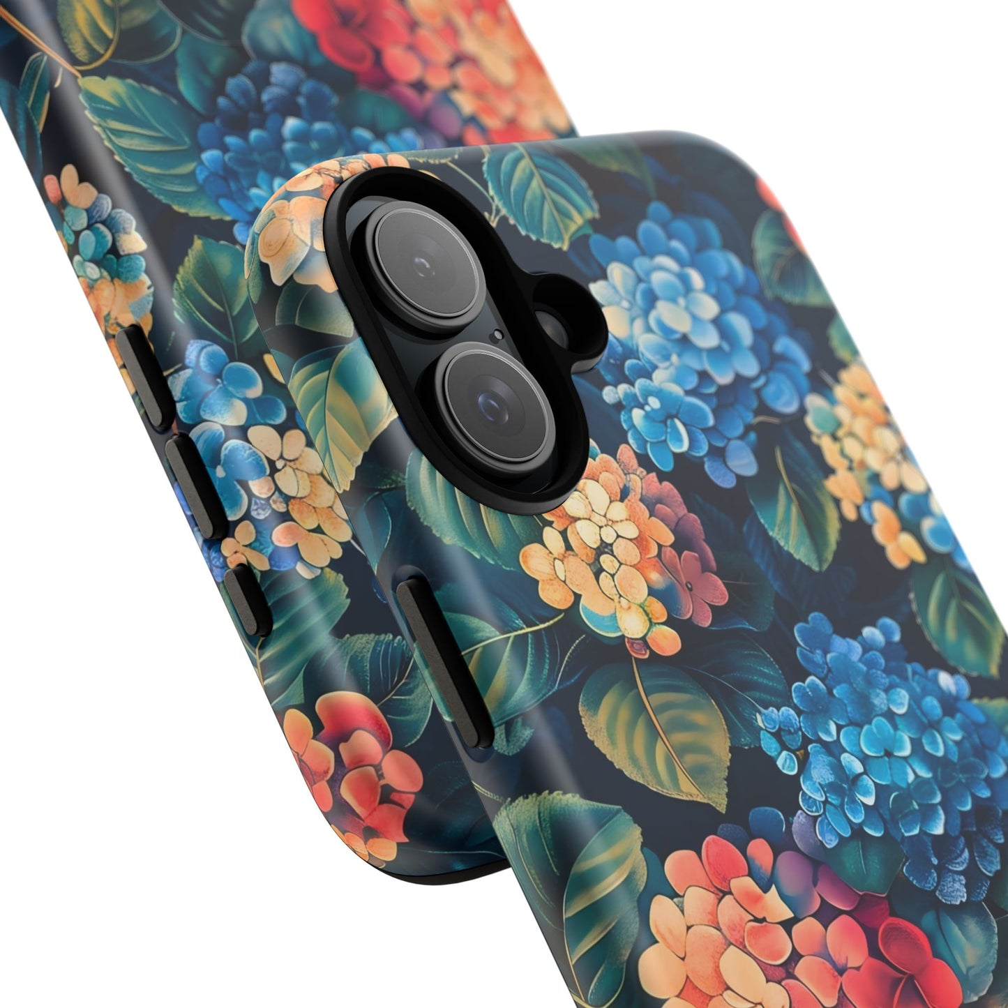 Floral Tough Phone Case, Durable Smartphone Cover, Flower Design, Gift for Her, Stylish Protection