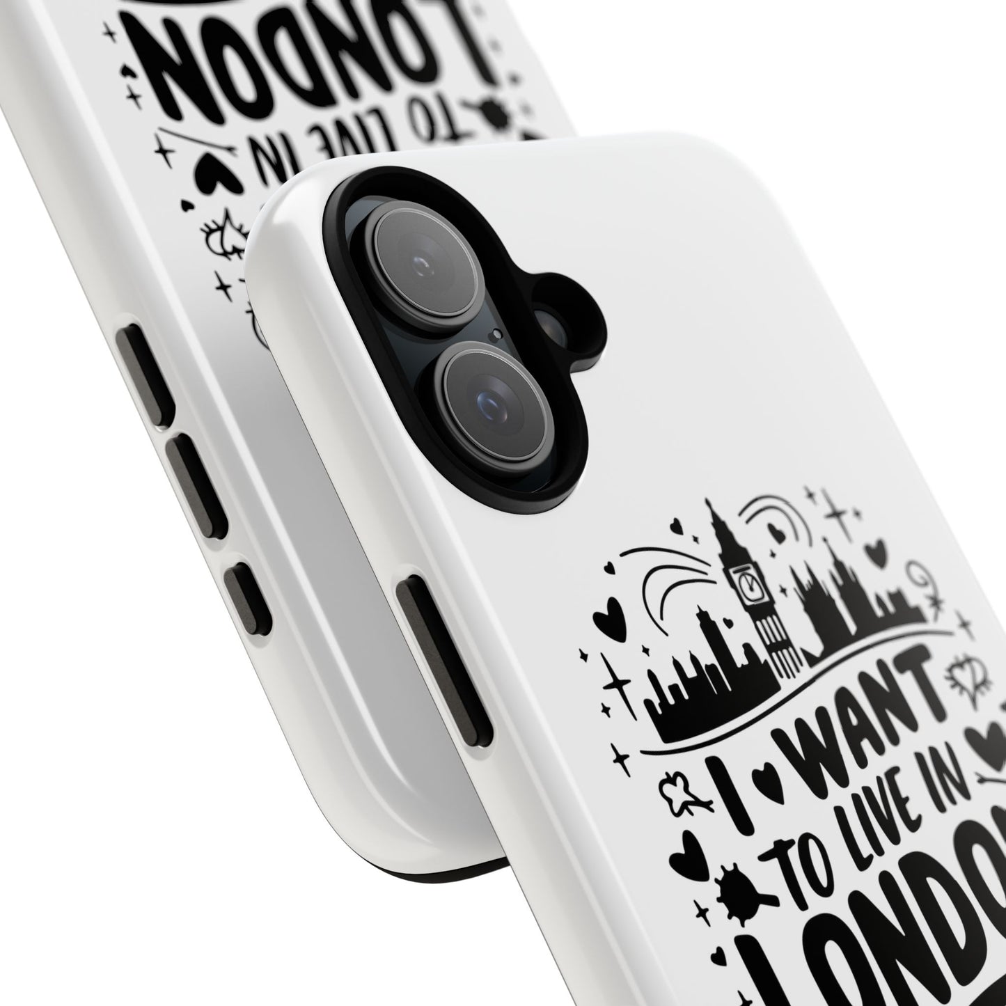 London City iPhone Case, Tough Phone Cover, Travel Gift, London Souvenir, Adventure Accessory, Wanderlust Decor