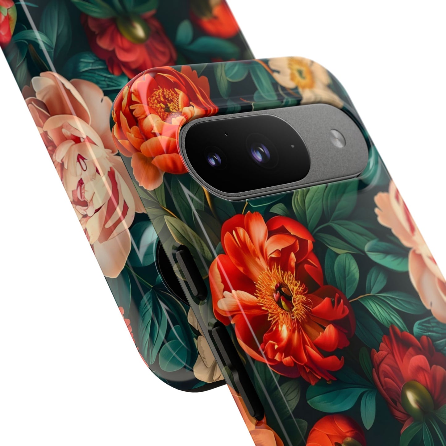 Floral Phone Case - Tough Cases, Vibrant Protection, Gift for Her, Cute Floral Design, Trendy Accessory, Perfect for Spring