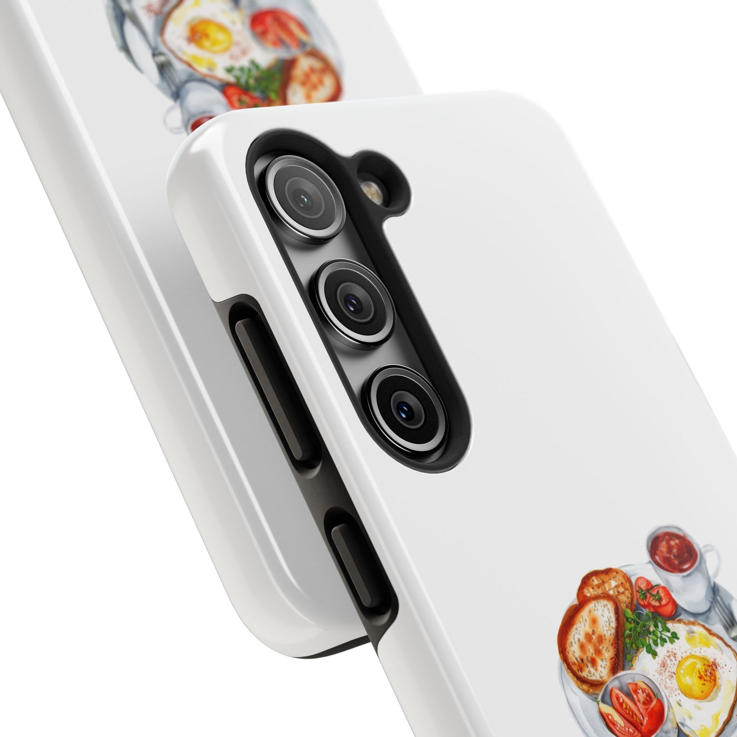 Breakfast Lovers Tough Phone Case - Cute Food Art, Durable Protection